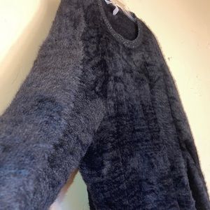 Super soft and fluffy black sweater